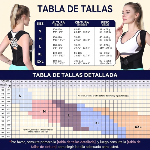 Corrector de Postura Ajustable