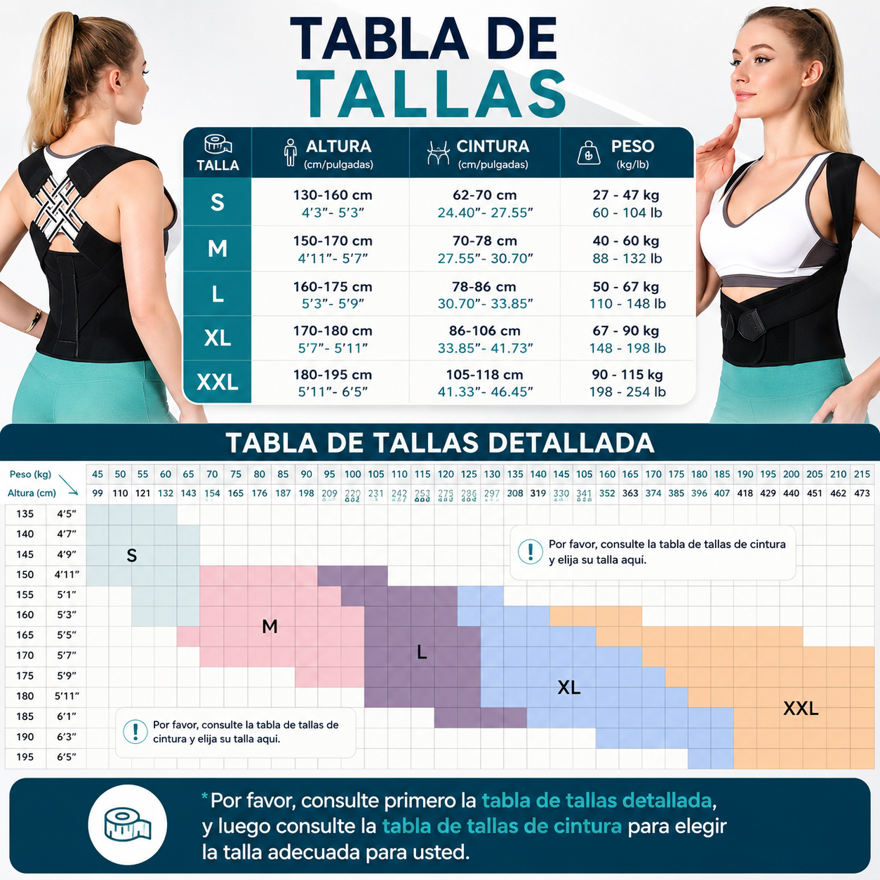 Corrector de Postura Ajustable