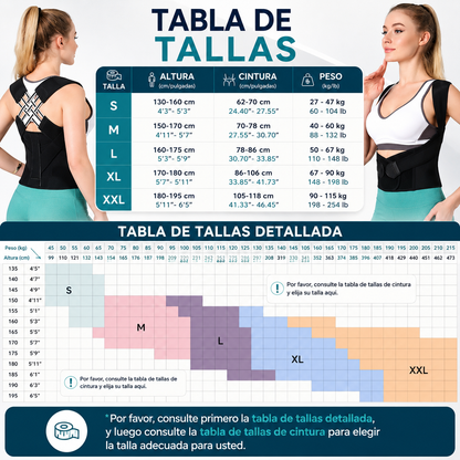 Corrector de Postura Ajustable